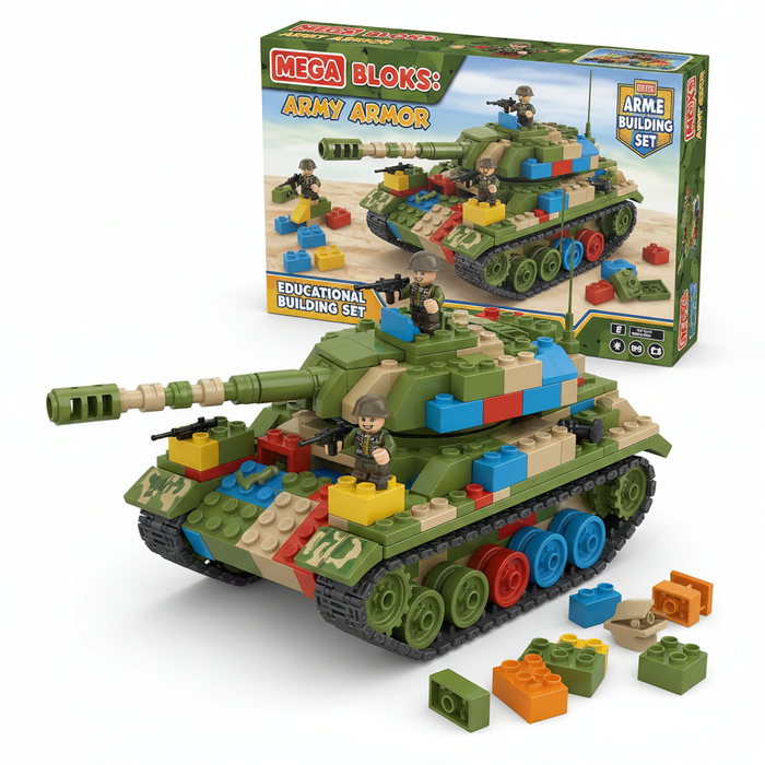 Kids DIY Tank Building Blocks Set – Vehicle Assembly Toy