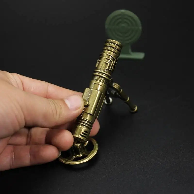 Military Weapons Toy, Fireable Mini Mortar Launcher Toys, Tabletop Decorations And Collectibles,Children Educational Toy, Gift
