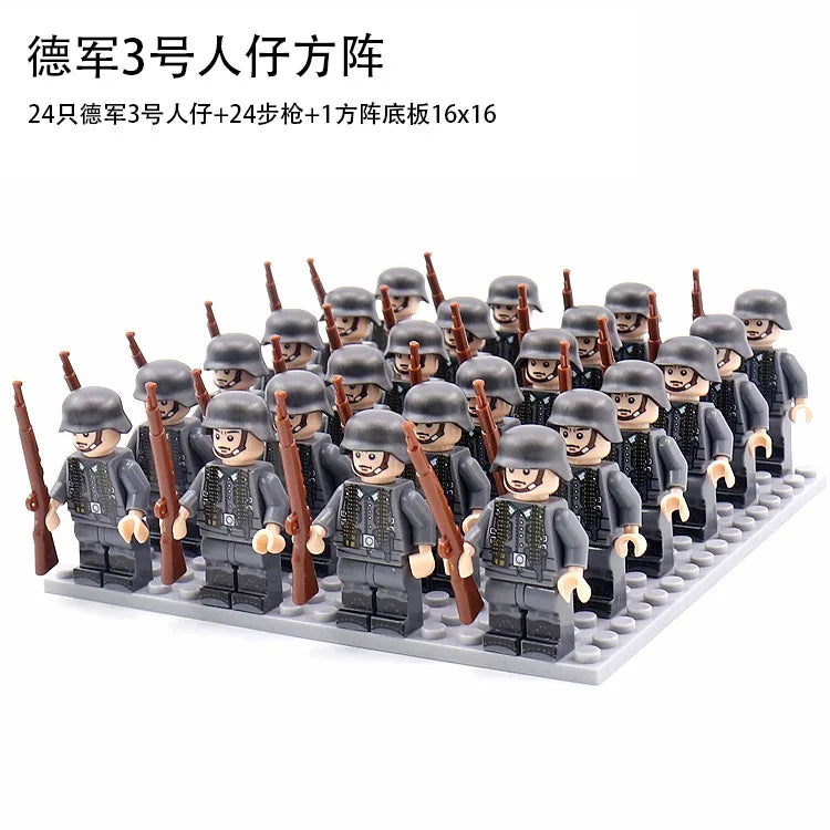 Military doll toys, 24 dolls,rifle basic accessories,children's assembled toys,humanoid dolls, educational toys, birthday gifts.
