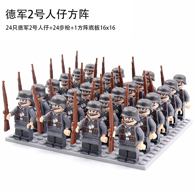 Military doll toys, 24 dolls,rifle basic accessories,children's assembled toys,humanoid dolls, educational toys, birthday gifts.