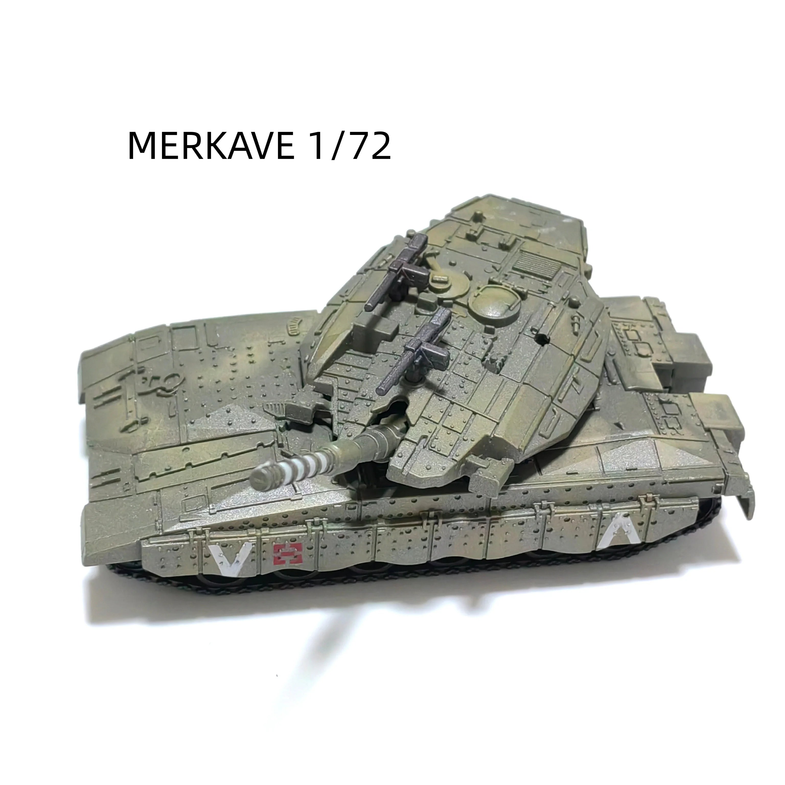 Military Tank/Armored Vehicle Transporter: T-90, Challenger 2, Merkava Plastic Micro-Scale Assembly Model Creative Gift