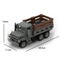 Military Truck US M35 Transport Armored Vehicle MOC Building Blocks Troop Truck Car Toy Birthday Gift