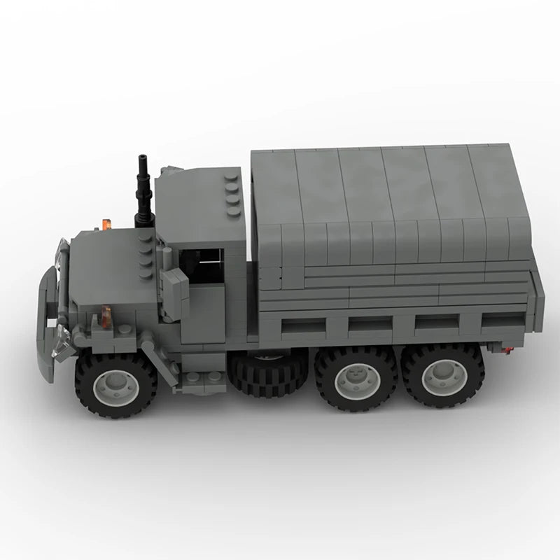 Military Truck US M35 Transport Armored Vehicle MOC Building Blocks Troop Truck Car Toy Birthday Gift