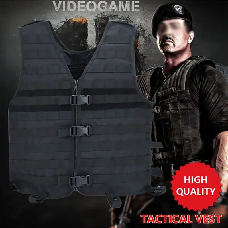 Tactical Molle Vest Military Army Swat Utility Airsoft Vests Outdoor Sports Waistcoat CS Fishing Hunting Security Gear