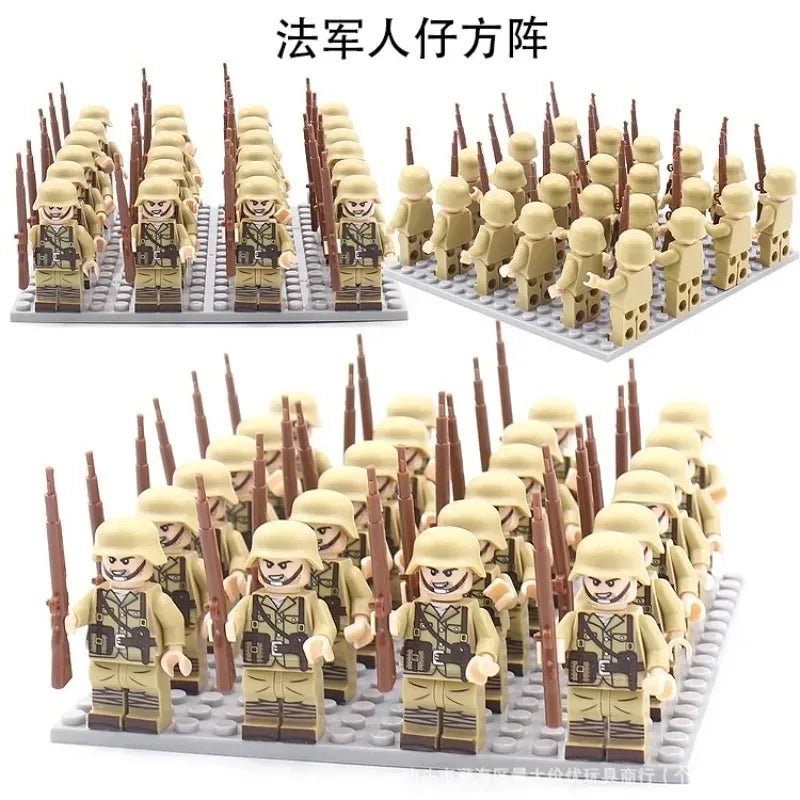 Military doll toys, 24 dolls,rifle basic accessories,children's assembled toys,humanoid dolls, educational toys, birthday gifts.