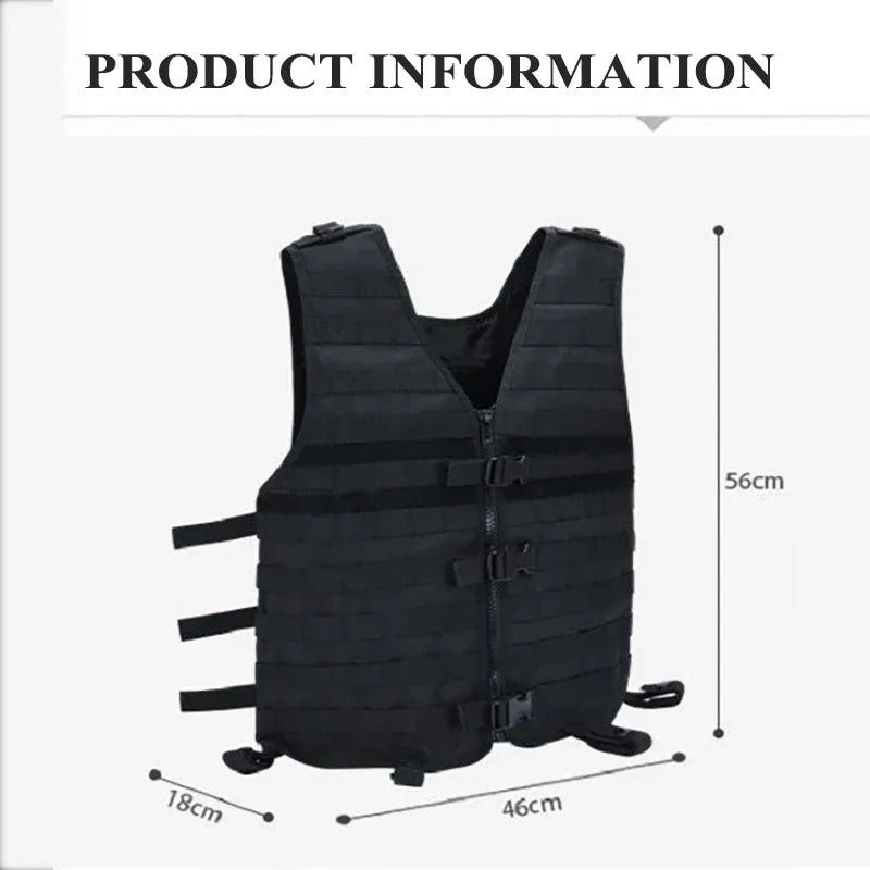 Tactical Molle Vest Military Army Swat Utility Airsoft Vests Outdoor Sports Waistcoat CS Fishing Hunting Security Gear