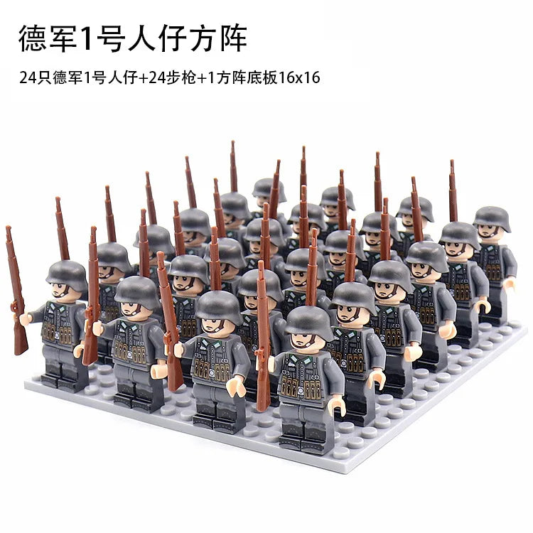 Military doll toys, 24 dolls,rifle basic accessories,children's assembled toys,humanoid dolls, educational toys, birthday gifts.