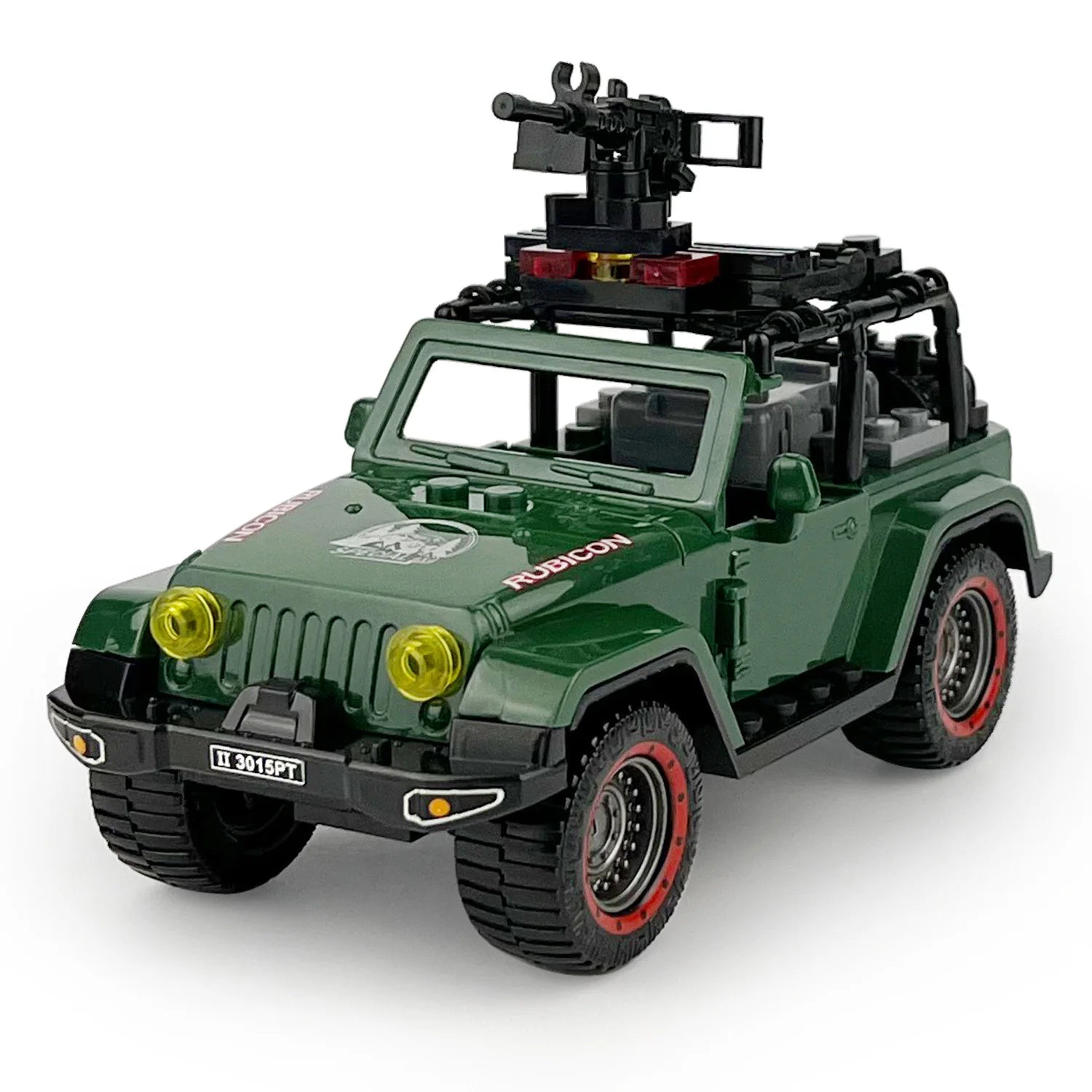 Military SWAT Team Motorcycle Building Bricks Set, DIY Model Kit for Children, Compatible Construction Blocks for War Games