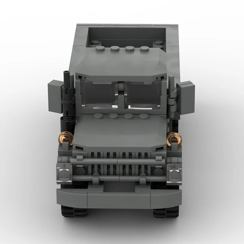 Military Truck US M35 Transport Armored Vehicle MOC Building Blocks Troop Truck Car Toy Birthday Gift