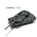 Military Tank/Armored Vehicle Transporter: T-90, Challenger 2, Merkava Plastic Micro-Scale Assembly Model Creative Gift