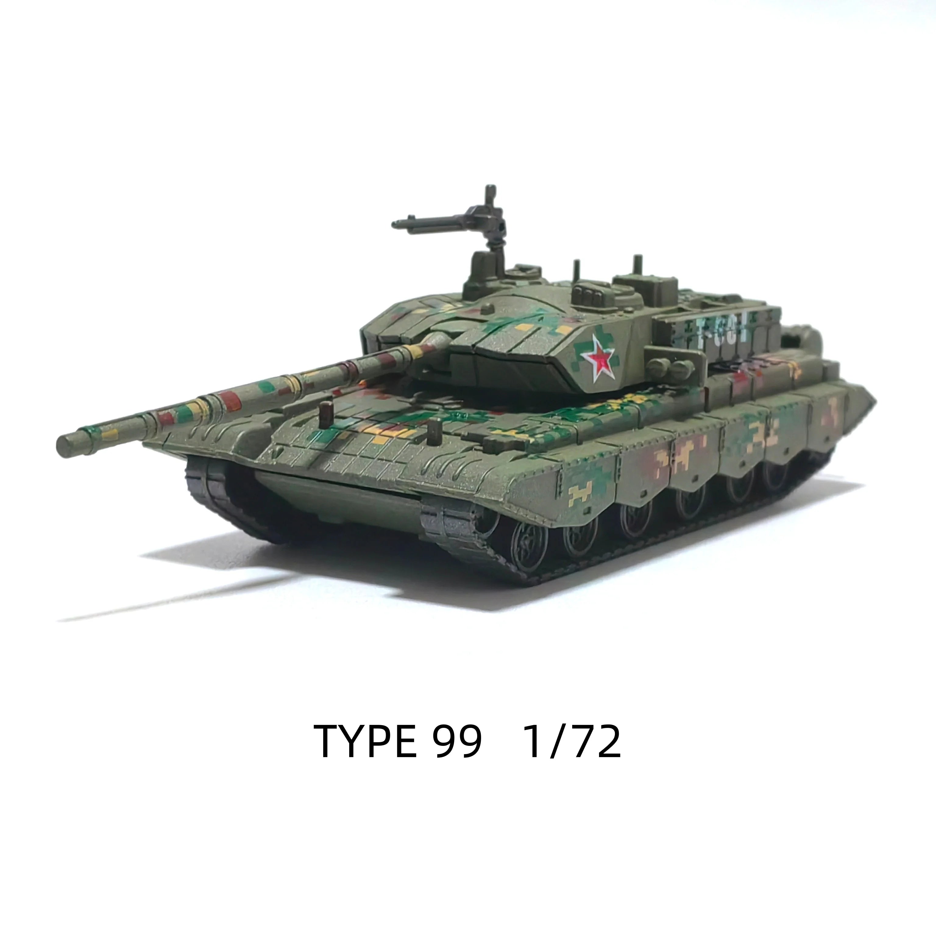 Military Tank/Armored Vehicle Transporter: T-90, Challenger 2, Merkava Plastic Micro-Scale Assembly Model Creative Gift