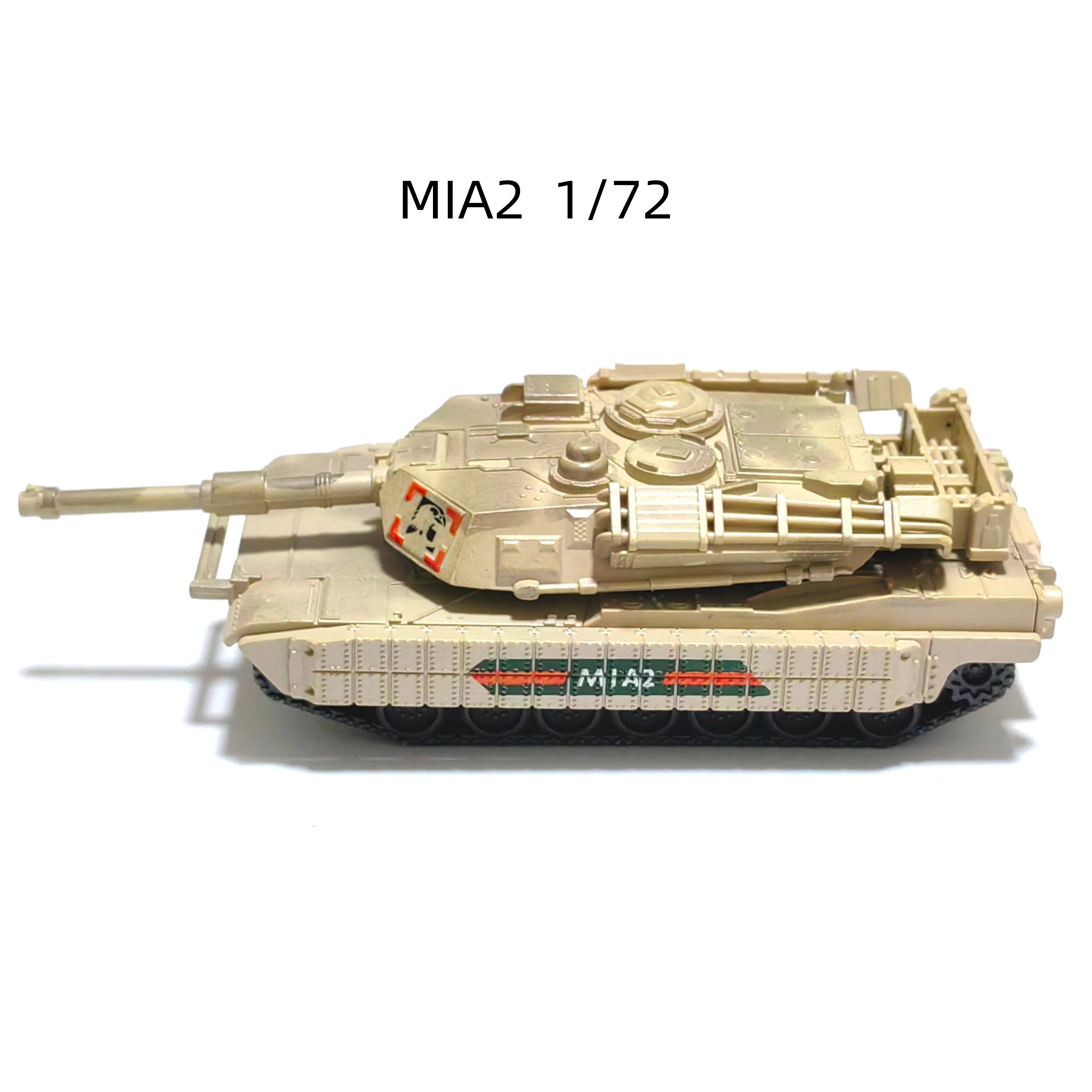 Military Tank/Armored Vehicle Transporter: T-90, Challenger 2, Merkava Plastic Micro-Scale Assembly Model Creative Gift